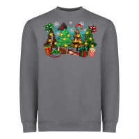 Storm christmas trees with football Heavyweight Sweatshirt - Zillion Design Studio