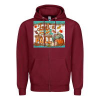 Burgundy Just A Girl Who Loves Fall Mousepad Zipper Hoodie - BundleAndBundleShop