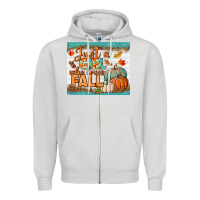 Dove Grey Just A Girl Who Loves Fall Mousepad Zipper Hoodie - BundleAndBundleShop
