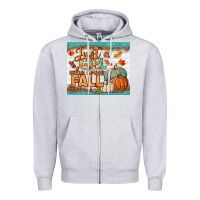 Heather Grey Just A Girl Who Loves Fall Mousepad Zipper Hoodie - BundleAndBundleShop