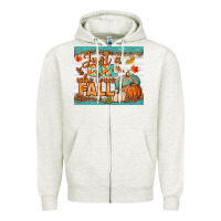 Oatmeal Heather Just A Girl Who Loves Fall Mousepad Zipper Hoodie - BundleAndBundleShop