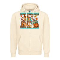 Sandshell Just A Girl Who Loves Fall Mousepad Zipper Hoodie - BundleAndBundleShop