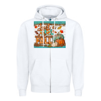 White Just A Girl Who Loves Fall Mousepad Zipper Hoodie - BundleAndBundleShop