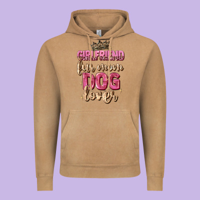 Girlfriend  Fur Mom Dog Lover Vintage Hoodie Designed By Zillion Design Studio