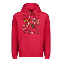 Cardinal Merry Christmas Premium Hoodie - MaliasSmallBusiness