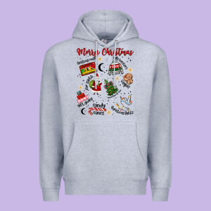 Merry Christmas Premium Hoodie Designed By Maliassmallbusiness
