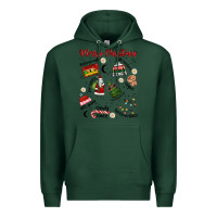 Sports Green Merry Christmas Premium Hoodie - MaliasSmallBusiness