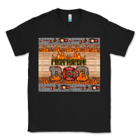 Black firefighter dad Classic Tee - HRA Design Shop