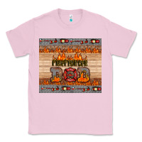 Bubblegum Pink firefighter dad Classic Tee - HRA Design Shop