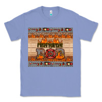Colony Blue firefighter dad Classic Tee - HRA Design Shop