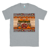 Heather Grey firefighter dad Classic Tee - HRA Design Shop