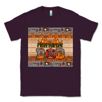 Plum firefighter dad Classic Tee - HRA Design Shop