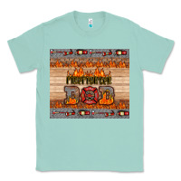 Seafoam firefighter dad Classic Tee - HRA Design Shop