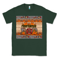 Sports Green firefighter dad Classic Tee - HRA Design Shop