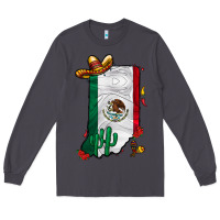 Smoke mexican indiana Long Sleeve Tee - CowhideDigitalArt
