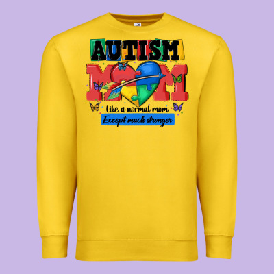 Autism Mom Like A Normal Mom Premium Sweatshirt Designed By Maliassmallbusiness