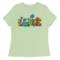 Matcha autism coffee cup with sunflower Ladies Tee - AdoDesignShop