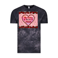 Cloud Black my valentine has four paws Vintage Tee - RanaPortraitStore