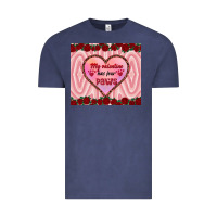 Vintage Denim my valentine has four paws Vintage Tee - RanaPortraitStore