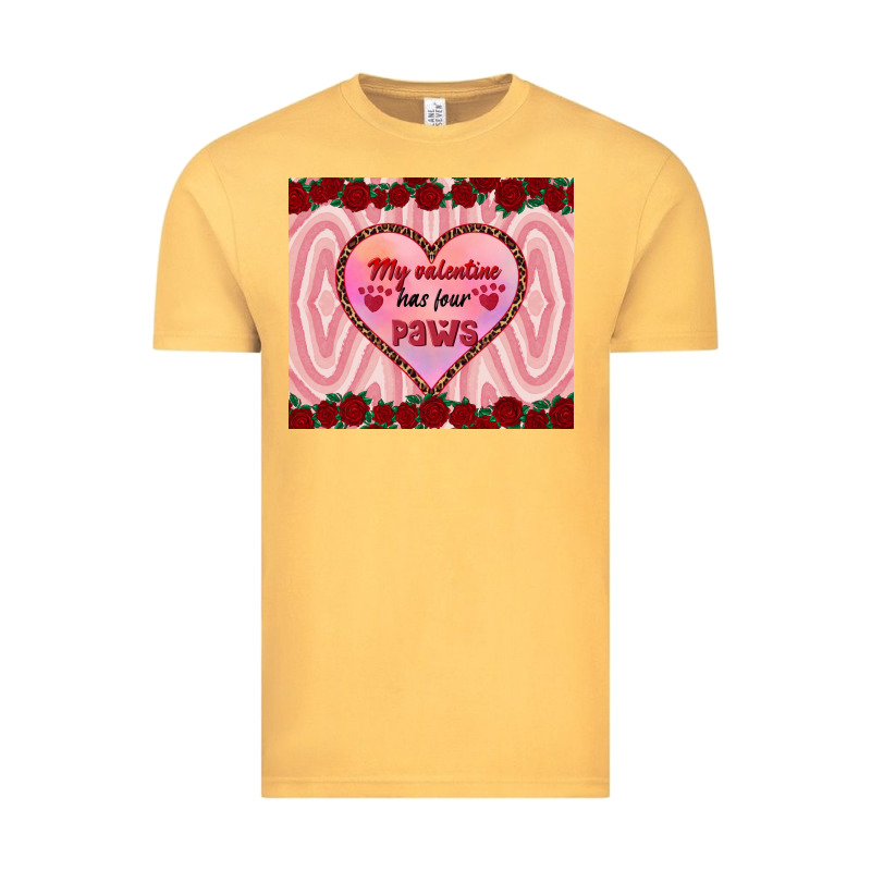 My Valentine Has Four Paws Vintage Tee by RanaPortraitStore | Teevron