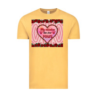 Vintage Mustard my valentine has four paws Vintage Tee - RanaPortraitStore