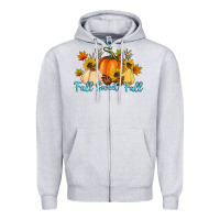 Heather Grey Fall Sweet Fall Zipper Hoodie - Artiststas
