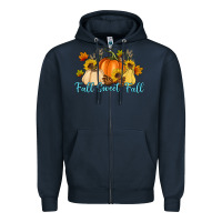 Navy Fall Sweet Fall Zipper Hoodie - Artiststas