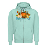 Seafoam Fall Sweet Fall Zipper Hoodie - Artiststas