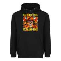 Black Western Hell Was Full So I Came Back Heavyweight Hoodie - LillyAllenDesigns