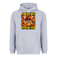 Heather Grey Western Hell Was Full So I Came Back Heavyweight Hoodie - LillyAllenDesigns