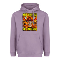 Lavender Western Hell Was Full So I Came Back Heavyweight Hoodie - LillyAllenDesigns