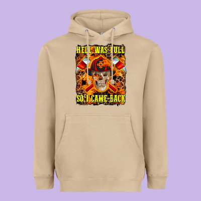 Western Hell Was Full So I Came Back Heavyweight Hoodie Designed By Lillyallendesigns