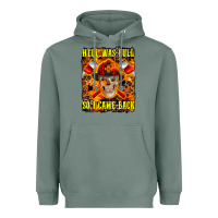 Sage Western Hell Was Full So I Came Back Heavyweight Hoodie - LillyAllenDesigns