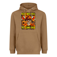 Toasted Coconut Western Hell Was Full So I Came Back Heavyweight Hoodie - LillyAllenDesigns
