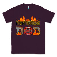 Plum firefighter dad Classic Tee - HRA Design Shop