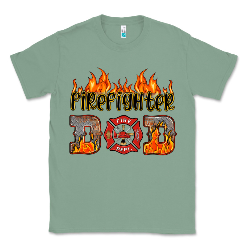 Firefighter Dad Classic Tee by HRA Design Shop | Teevron
