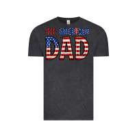 Vintage Black all american dad Vintage Tee - Zillion Design Studio