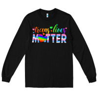 Black trans lives matter Long Sleeve Tee - HRA Design Shop
