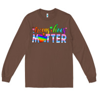 Chestnut trans lives matter Long Sleeve Tee - HRA Design Shop