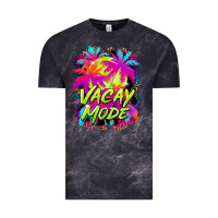 Cloud Black vacay mode Vintage Tee - BarkalooDesign
