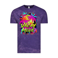 Cloud Purple vacay mode Vintage Tee - BarkalooDesign
