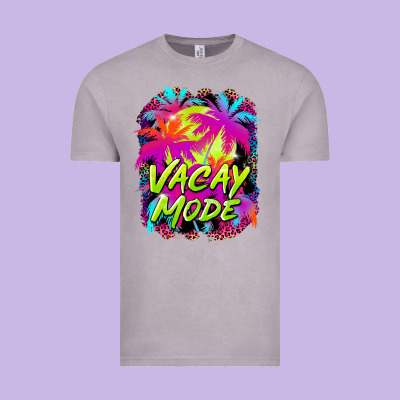 Vacay Mode Vintage Tee Designed By Barkaloodesign