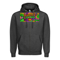 Charcoal Heather spooky license plate Zipper Hoodie - BundleAndBundleShop