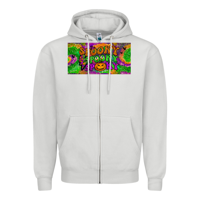 Spooky License Plate Zipper Hoodie by BundleAndBundleShop | Teevron