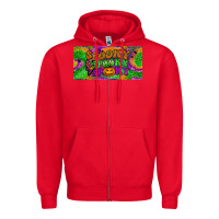 Red spooky license plate Zipper Hoodie - BundleAndBundleShop