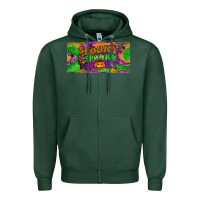 Sports Green spooky license plate Zipper Hoodie - BundleAndBundleShop