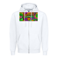 White spooky license plate Zipper Hoodie - BundleAndBundleShop