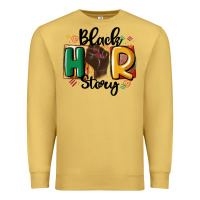 Antique Gold black story Premium Sweatshirt - MaliasSmallBusiness