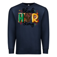 Navy black story Premium Sweatshirt - MaliasSmallBusiness