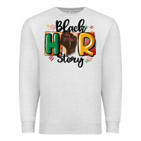 Oatmeal Heather black story Premium Sweatshirt - MaliasSmallBusiness
